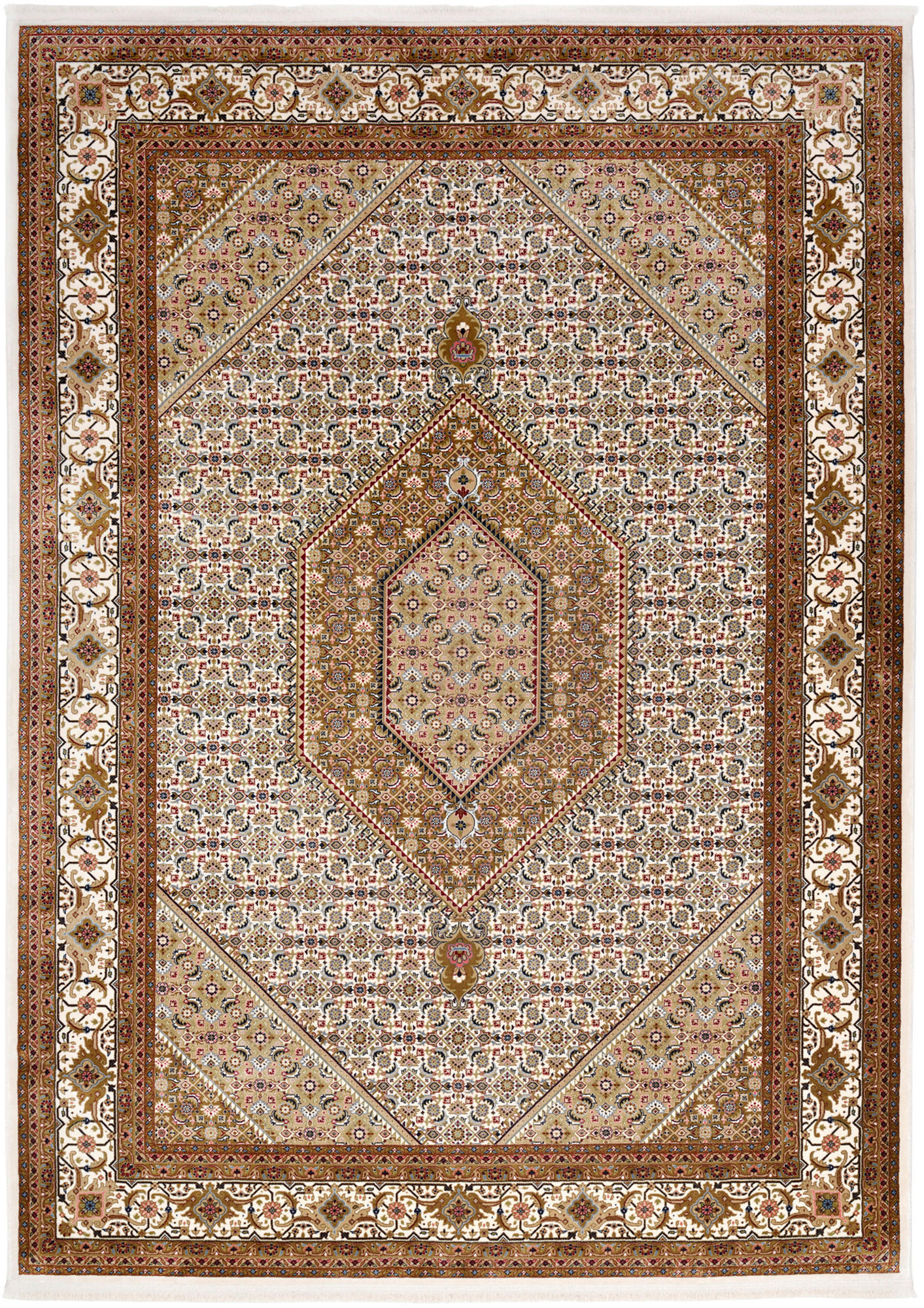 Novel Flachwebeteppich Creme 67x130 cm