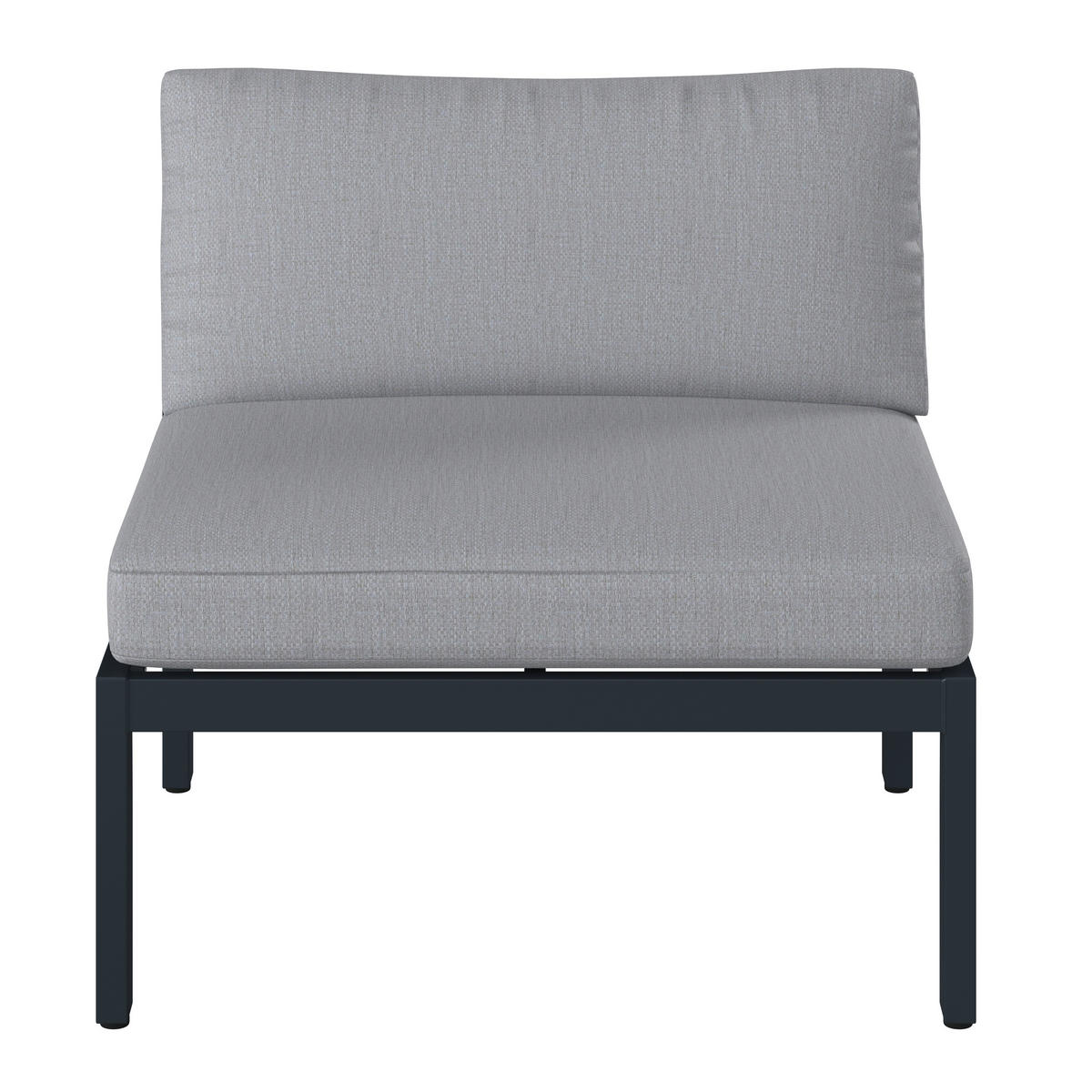 LOUNGE SREDNJI DIO  antracit, siva   - siva/antracit, Design, metal/tekstil (80/73/76cm) - Dieter Knoll