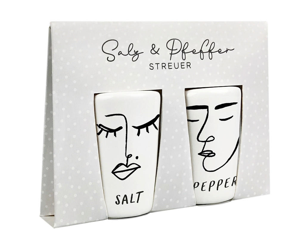 SALZ- UND PFEFFERSTREUER  - Basics, Keramik (4/6cm)