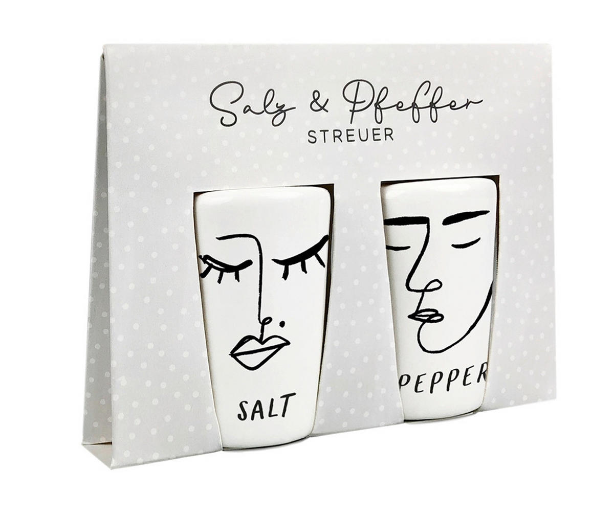 SALZ- UND PFEFFERSTREUER  - Basics, Keramik (4/6cm)