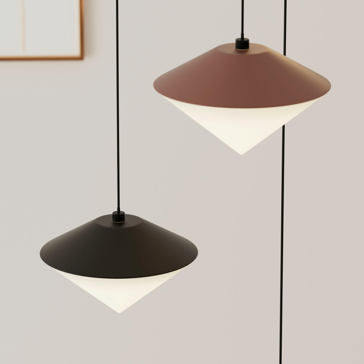 LED-HÄNGELEUCHTE 39/150 cm  - Hellbraun/Goldfarben, Design, Kunststoff/Metall (39/150cm) - Dieter Knoll