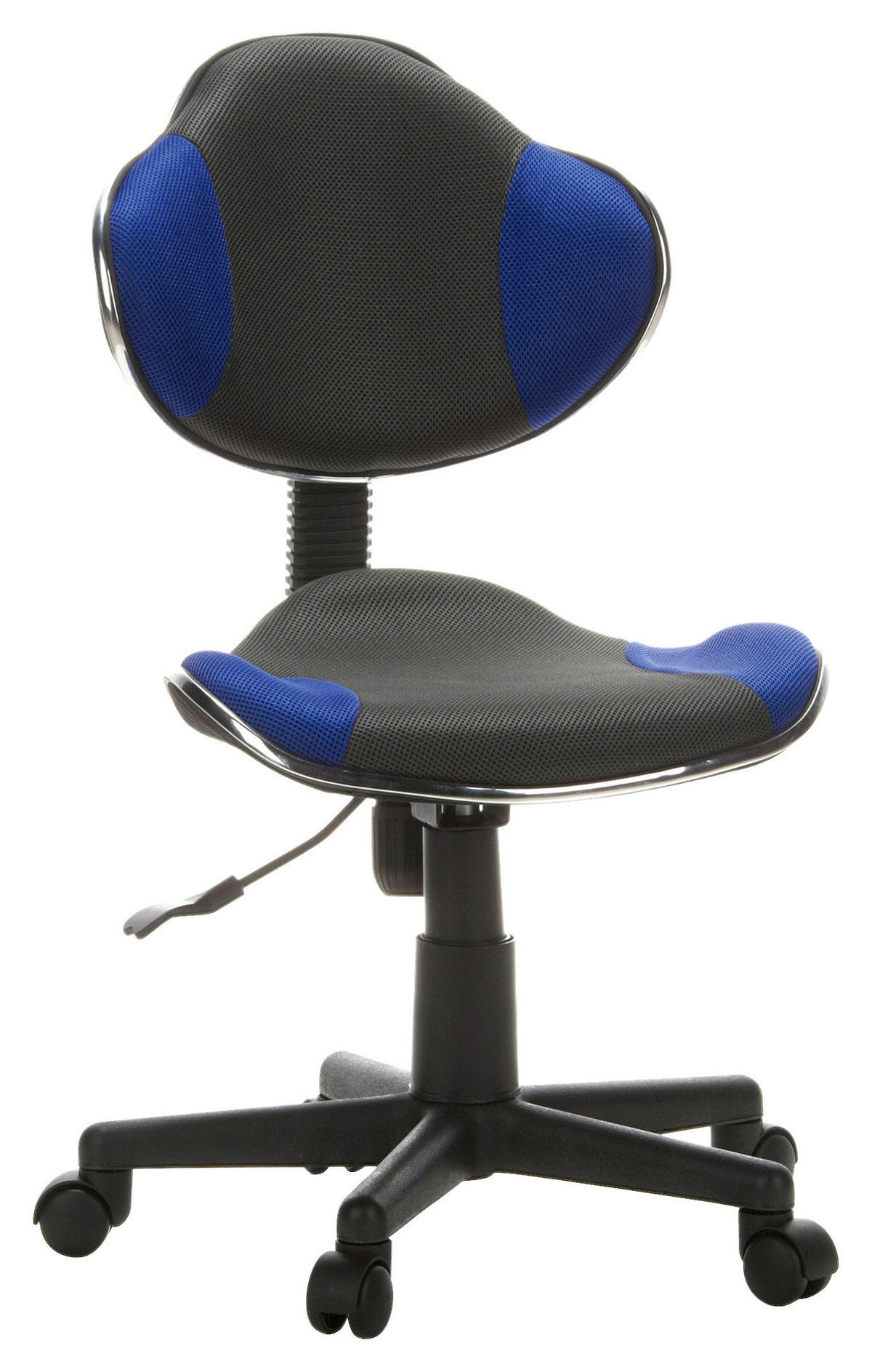 MLADINSKI VRTLJIVI STOL umetna masa modra, siva  - modra/siva, Basics, umetna masa (45/86-101/42cm) - MID.YOU