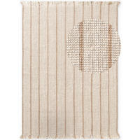 JUTETEPPICH Wohnzimmer 200/300 cm Harvest Creme, Goldfarben rechteckig  - Goldfarben/Creme, Design, Textil (200/300cm) - Elle Decoration