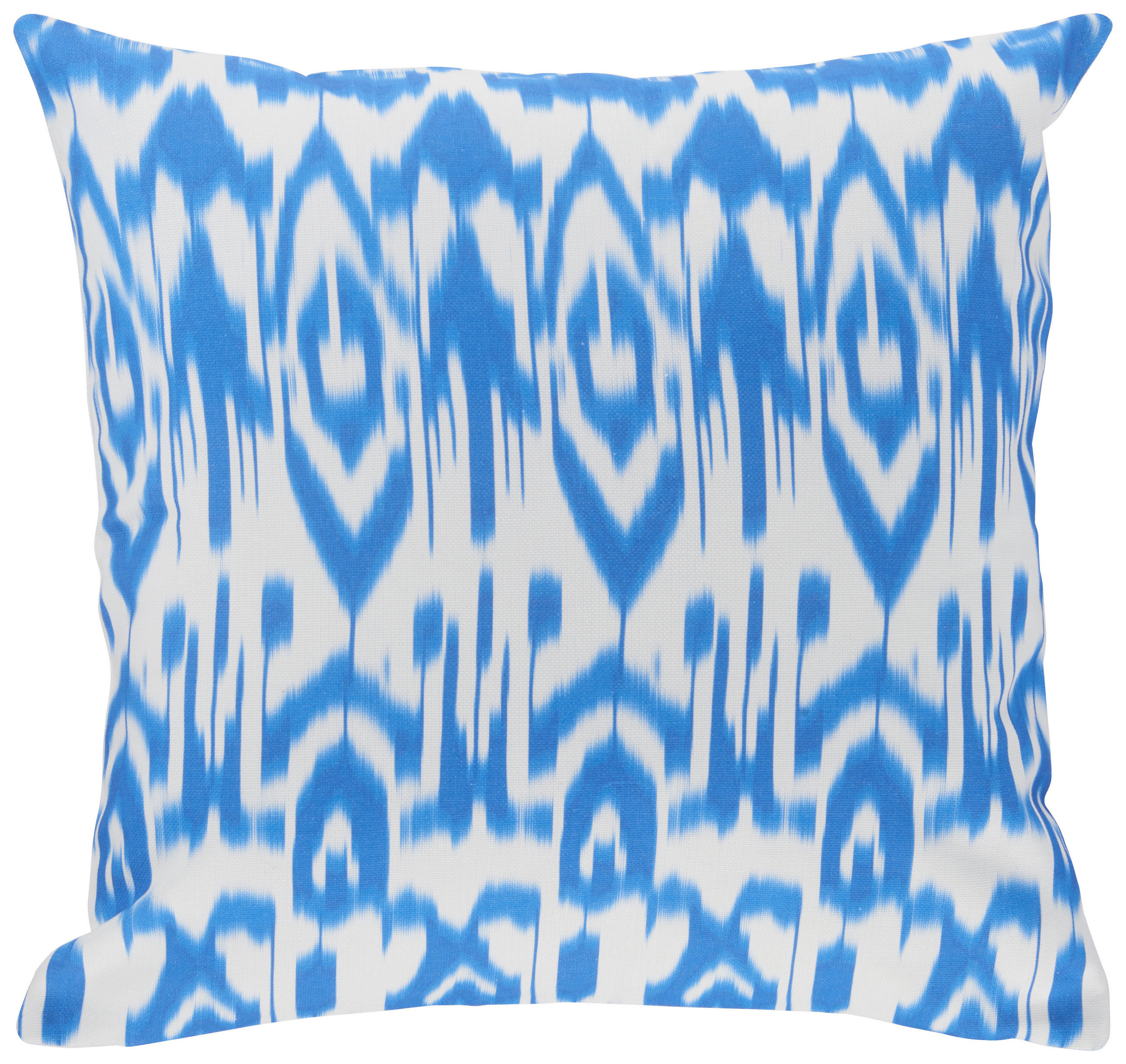 DEKORAČNÝ VANKÚŠ 50/50 cm - modrá/biela, Konventionell, textil (50/50cm) - Esposa