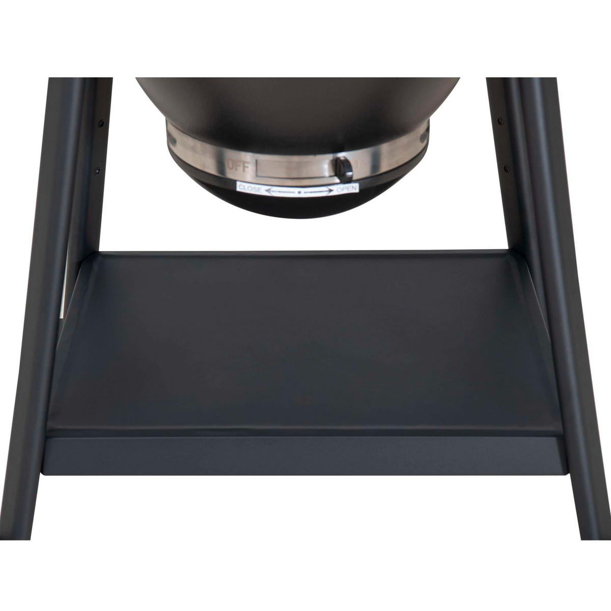 HOLZKOHLEGRILL - Schwarz, Basics, Metall (115/118/65cm) - Modante