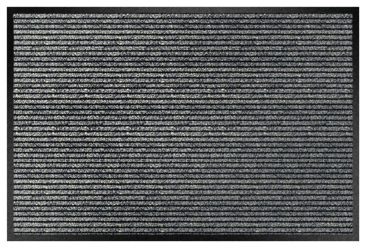 FUßMATTE  80/120 cm  Anthrazit  - Anthrazit, Basics, Kunststoff/Textil (80/120cm) - Esposa