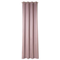 ZÁVĚS S OČKY, neprůsvitné, 140/250 cm - růžová, Design, textil (140/250cm) - Joop!