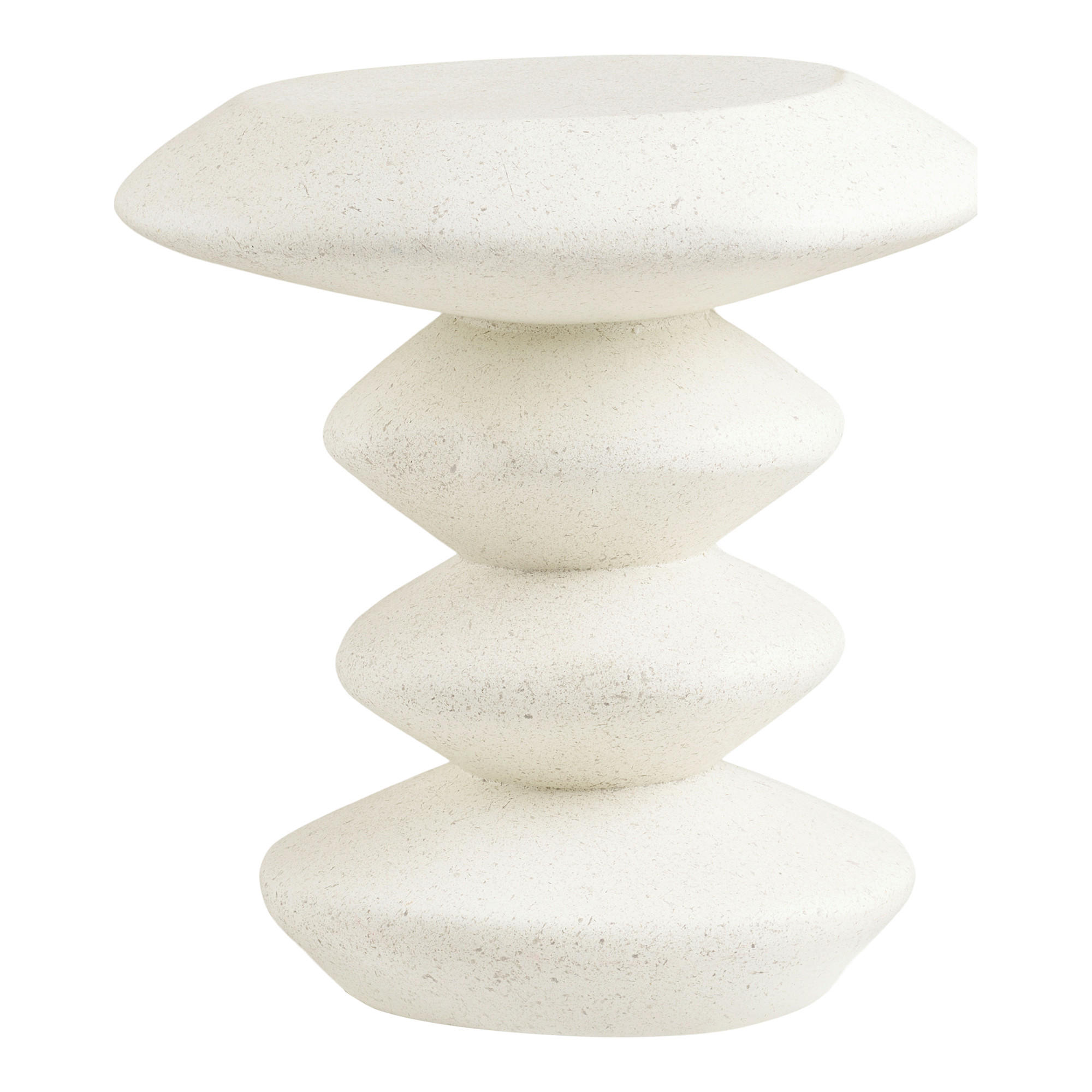 SIDOBORD i sten 36/36/45,5 cm  - vit, Basics, sten (36/36/45,5cm)