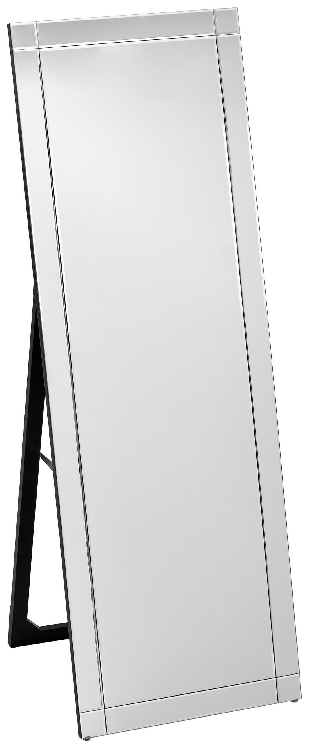 STANDSPIEGEL 55/160/5 cm  - Silberfarben, Trend, Glas/Holzwerkstoff (55/160/5cm) - Xora