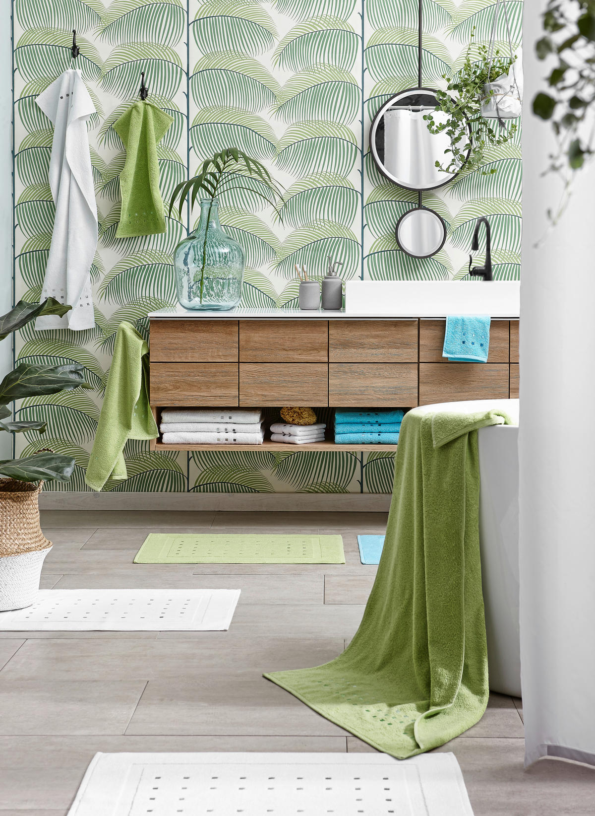 KOUPELNOVÁ PŘEDLOŽKA, 50/70 cm - béžová, Design, textil (50/70cm) - Esposa