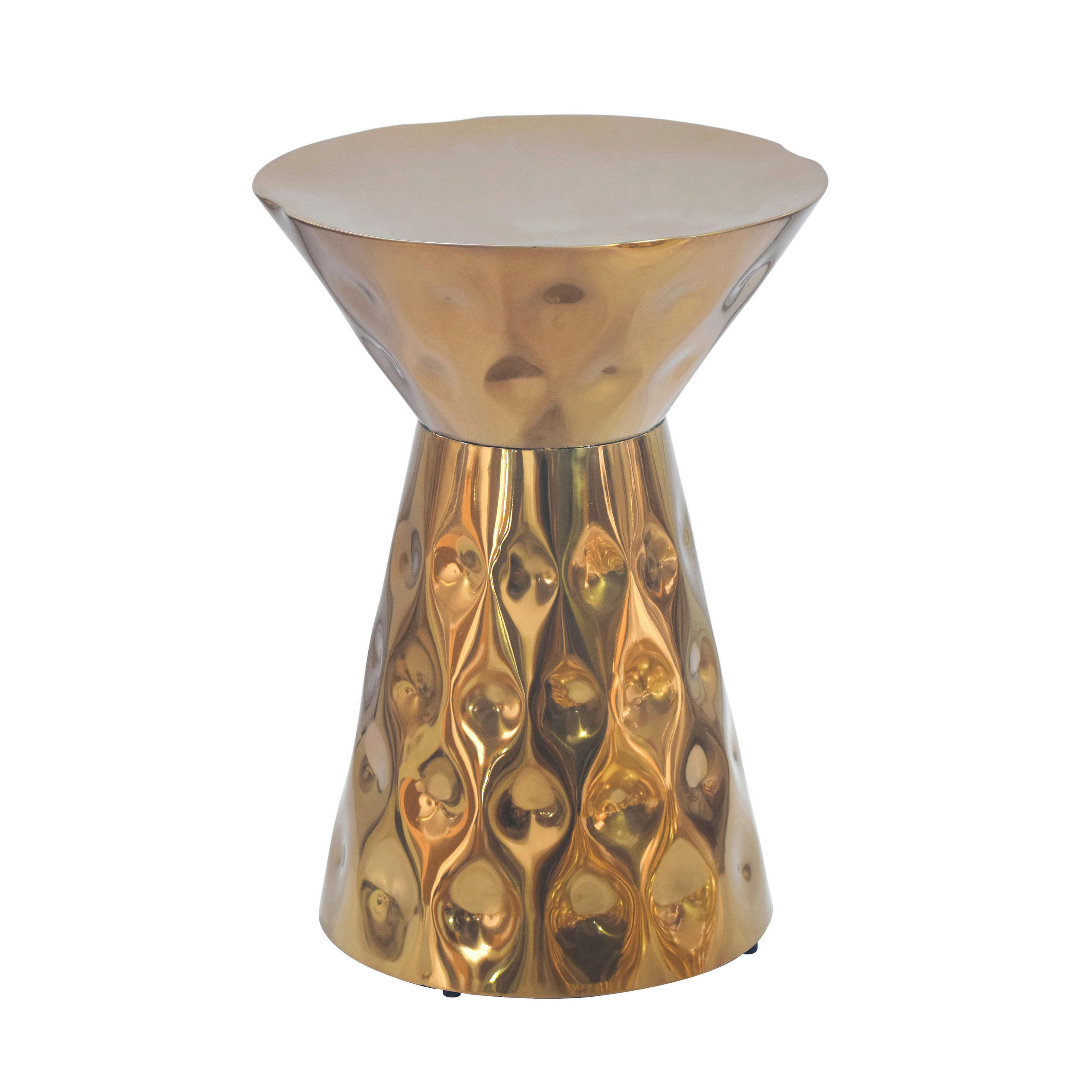 Livetastic Beistelltisch Gold 36x51x36 cm