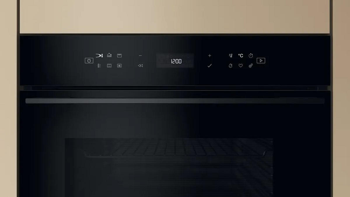 EINBAUBACKOFEN BBI78HT1SK  - Schwarz, Basics, Glas/Metall (59,5/59,5/54,9cm) - Bauknecht