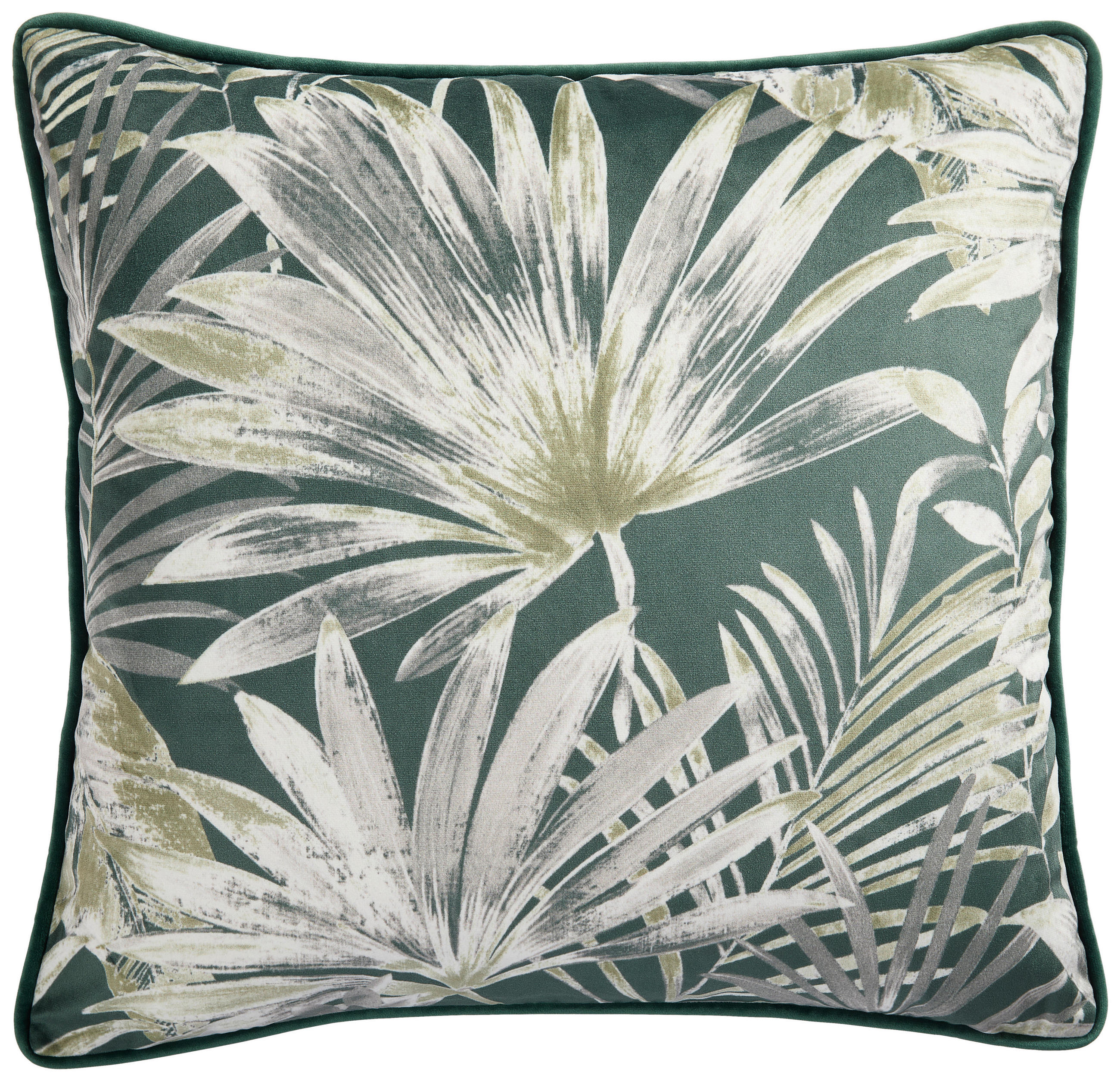 POTAH NA POLŠTÁŘ  48/48 cm - zelená/vícebarevná, Basics, textil (48/48cm) - Esposa