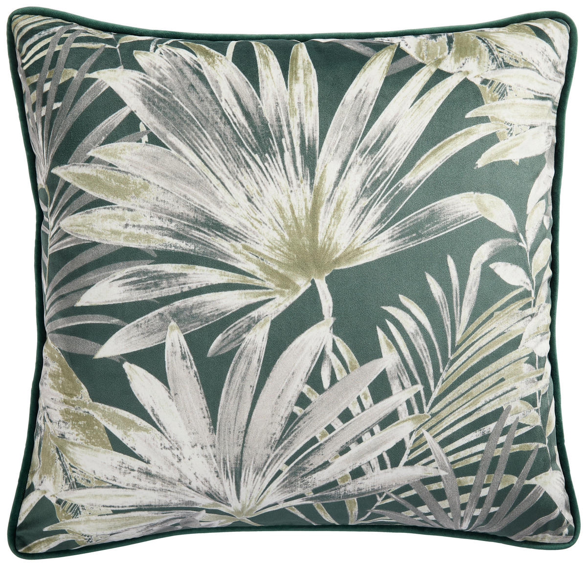 POTAH NA POLŠTÁŘ  48/48 cm - zelená/vícebarevná, Basics, textil (48/48cm) - Esposa