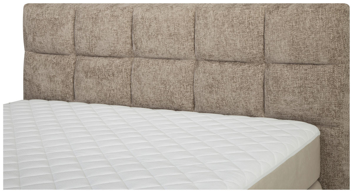 POSTEL BOXSPRING, 180/200 cm, světle růžová, béžová - barvy dubu/světle růžová, Konvenční, textil (180/200cm) - Carryhome