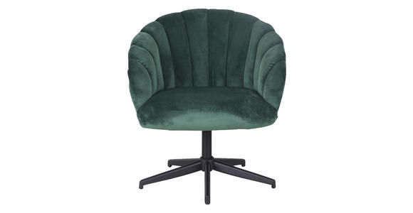 SESSEL in Metall, Textil Grün - Schwarz/Grün, MODERN, Textil/Metall (74/85/74cm) - Carryhome