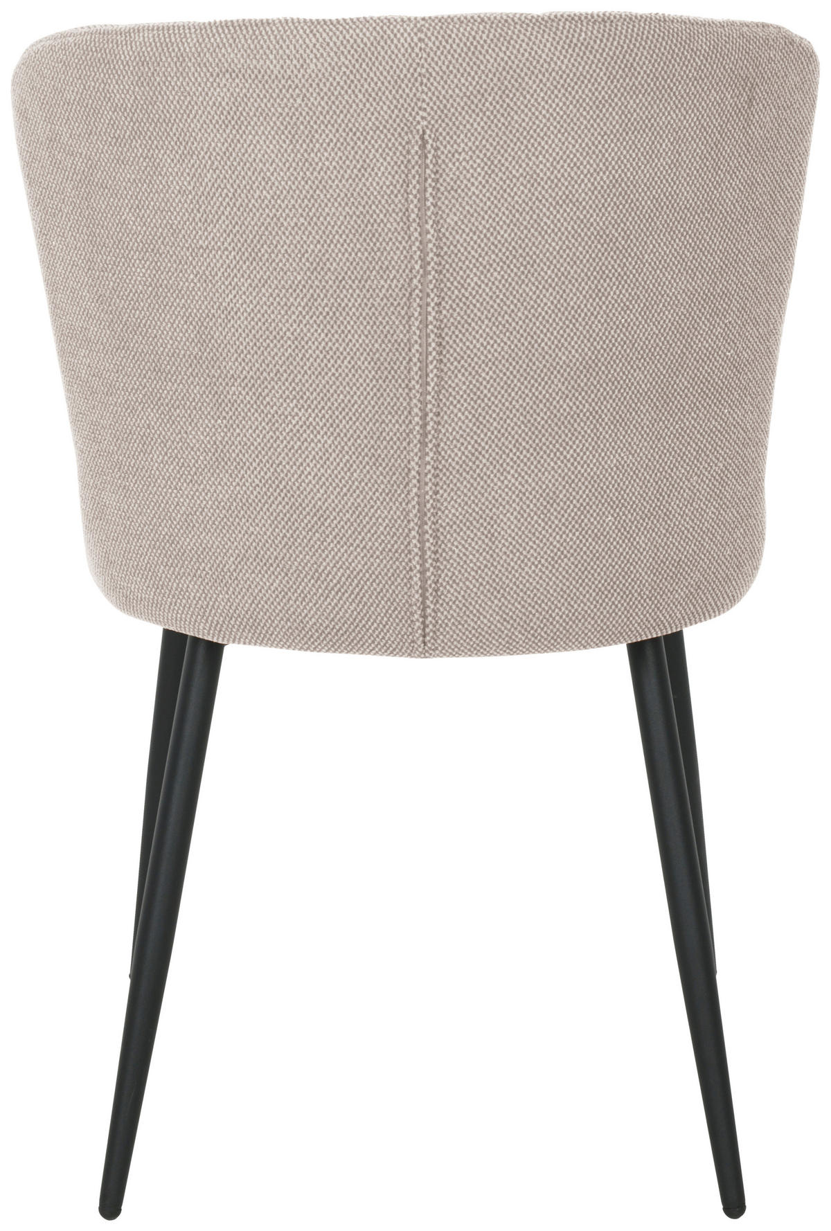 VIERFUßSTUHL - Taupe/Schwarz, KONVENTIONELL, Holz/Textil (52/82/60cm) - P & B