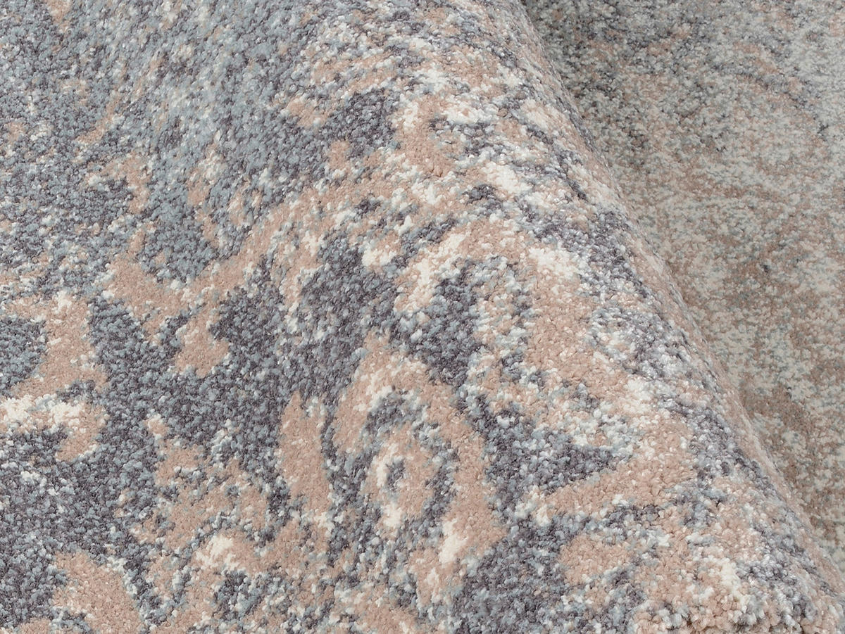 VINTAGE-TEPPICH 120/170 cm Palermo Braun, Türkis  - Türkis/Braun, Basics, Textil (120/170cm) - Novel