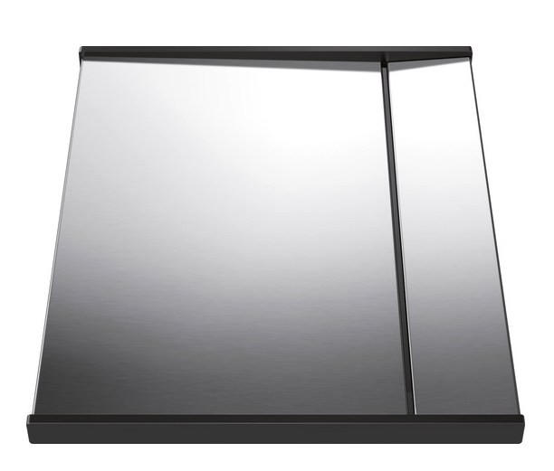 GESCHIRRABTROPFTASSE   - Edelstahlfarben/Schwarz, Basics, Kunststoff/Metall (41,4/2,5/36,1cm) - Blanco