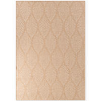 OUTDOORTEPPICH für Terrasse und Balkon 120/170 cm Duet Sandfarben, Weiß  - Sandfarben/Weiß, Design, Kunststoff (120/170cm) - Hanse Home