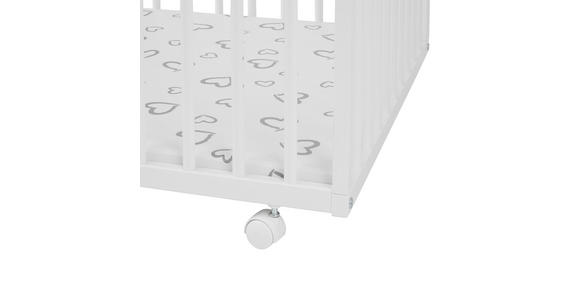 LAUFGITTER 100/75/68 cm - Weiß, Basics, Holz/Kunststoff (100/75/68cm) - My Baby Lou