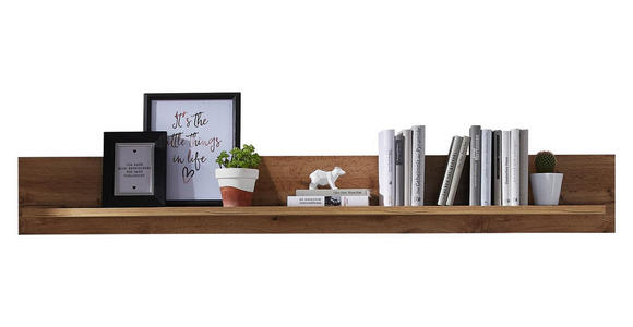 WANDBOARD in 168/22/21 cm Eichefarben - Eichefarben, KONVENTIONELL, Holzwerkstoff (168/22/21cm) - Cantus