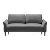 3-SITS SOFFA i vävt tyg antracit  - svart/antracit, Modern, trä/textil (183/85/92cm) - MID.YOU