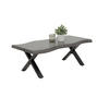 COUCHTISCH 110/60/42 cm rechteckig Grau, Schwarz  - Schwarz/Grau, Basics, Holzwerkstoff/Metall (110/60/42cm) - Boxxx