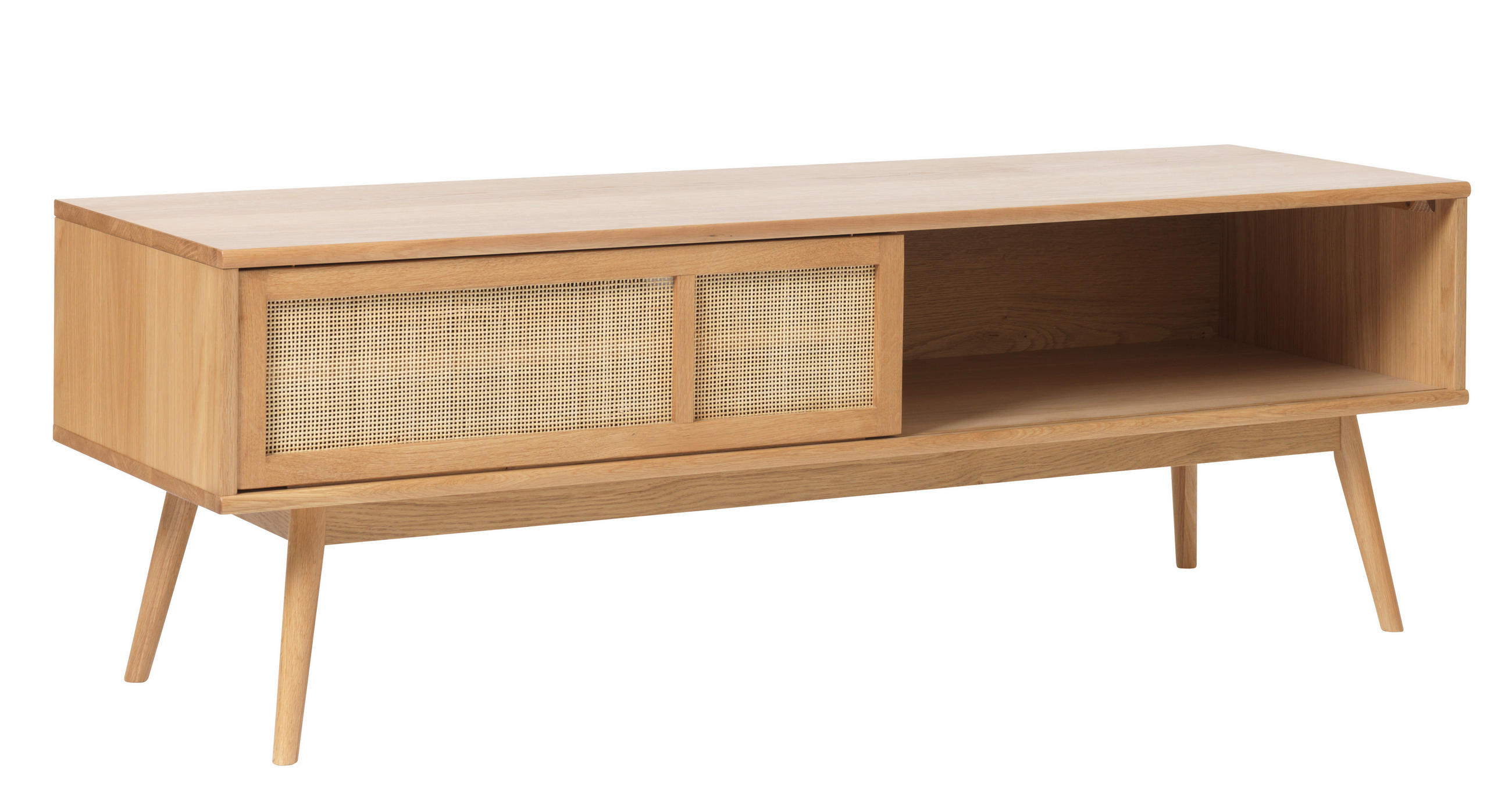 TV-ELEMENT - Eichefarben/Naturfarben, Trend, Naturmaterialien/Holzwerkstoff (190/75/90cm) - Carryhome