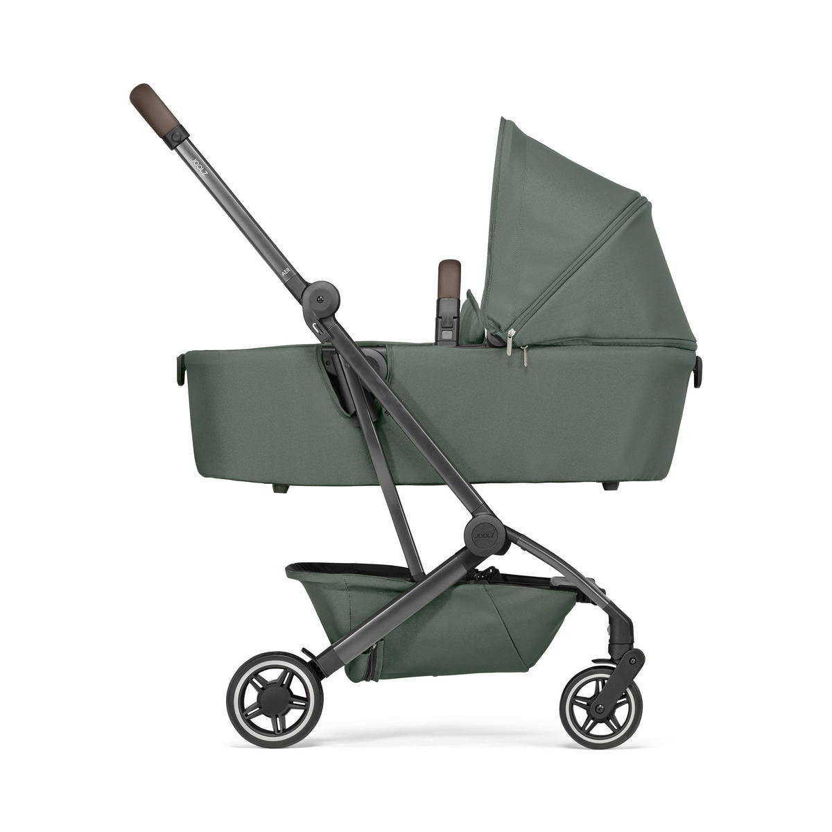 KOŠARA ZA KOLICA  Aer+   - tamno zelena, Basics, metal/tekstil (86/42/65cm) - Joolz
