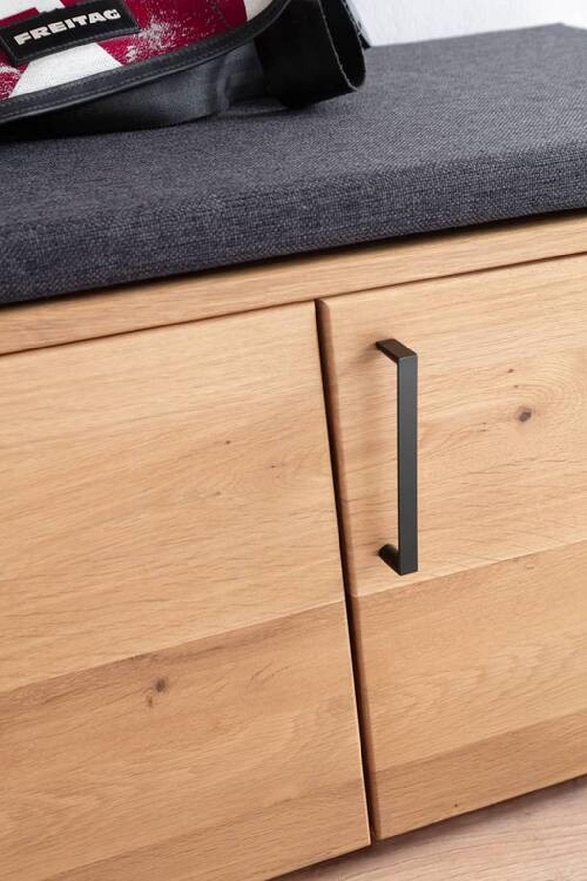 GARDEROBE 5-teilig  in 150/198/40 cm  - Eichefarben/Anthrazit, Natur, Holz/Holzwerkstoff (150/198/40cm)