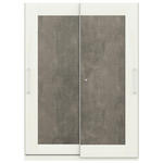 AKTENSCHRANK Weiß  - Weiß, Basics, Holzwerkstoff (160/220,5/42,6cm) - Moderano