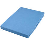 SPANNLEINTUCH 90-100/190-200 cm Jersey  - Blau, Basics, Textil (90-100/190-200cm) - Novel