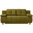 BOXSPRINGSOFA in Textil Grün - Chromfarben/Grün, MODERN, Textil/Metall (202/92/104cm) - Novel BOXSPRINGSOFA in Textil Grün - Chromfarben/Grün, MODERN, Textil/Metall (202/92/104cm) - Novel