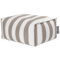 OUTDOORSITZSACK 100 l  - Taupe/Weiß, LIFESTYLE, Textil (65/35/55cm)