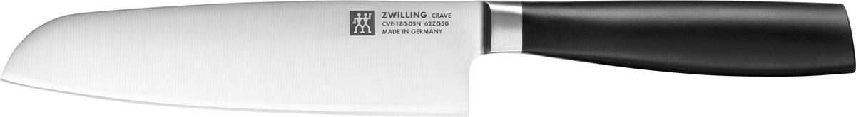 SANTOKUMESSER Crave  - Edelstahlfarben/Schwarz, Basics, Kunststoff/Metall (42,5/24,5/2,8cm) - Zwilling