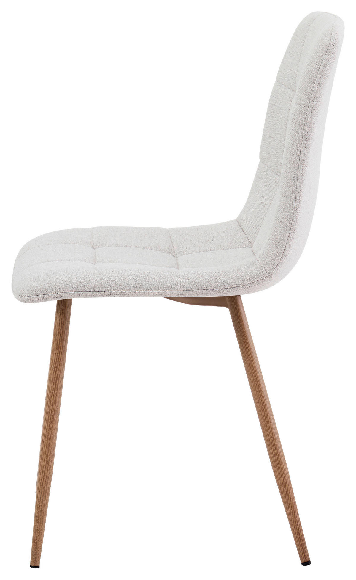 STUHL   Webstoff  Naturfarben, Beige  - Beige/Naturfarben, Design, Textil/Metall (45/87/55cm) - Stylife