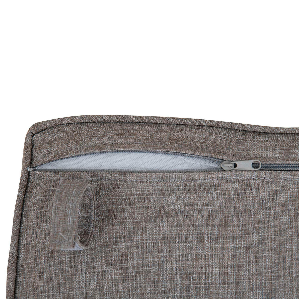 GARTENSET  - Hellbraun/Beige, Basics, Textil/Metall (126/86/157cm) - Modante