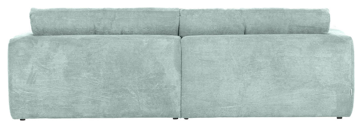 NAGY KANAPÉ textil mentazöld  - fekete/mentazöld, Konventionell, műanyag/textil (260/66/115cm) - MID.YOU