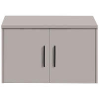 AUFSATZSCHRANK 72/43/36 cm, Kaschmir  - Kaschmir/Schwarz, Basics, Holzwerkstoff/Metall (72/43/36cm) - Xora