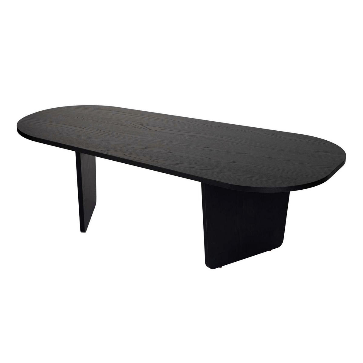 COUCHTISCH Freiform Schwarz  - Schwarz, Design, Holzwerkstoff (130/40/65cm) - MID.YOU