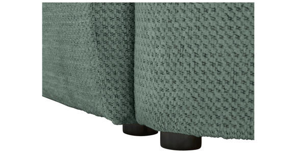 ECKSOFA Dunkelgrün Chenille  - Dunkelgrün/Schwarz, MODERN, Kunststoff/Textil (287/179cm) - Carryhome