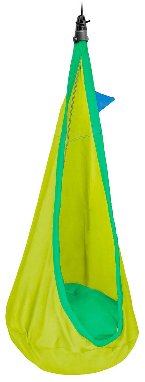 KINDERHÄNGESESSEL  - Blau/Hellgrün, KONVENTIONELL, Textil (70/200-400/150cm) - La Siesta
