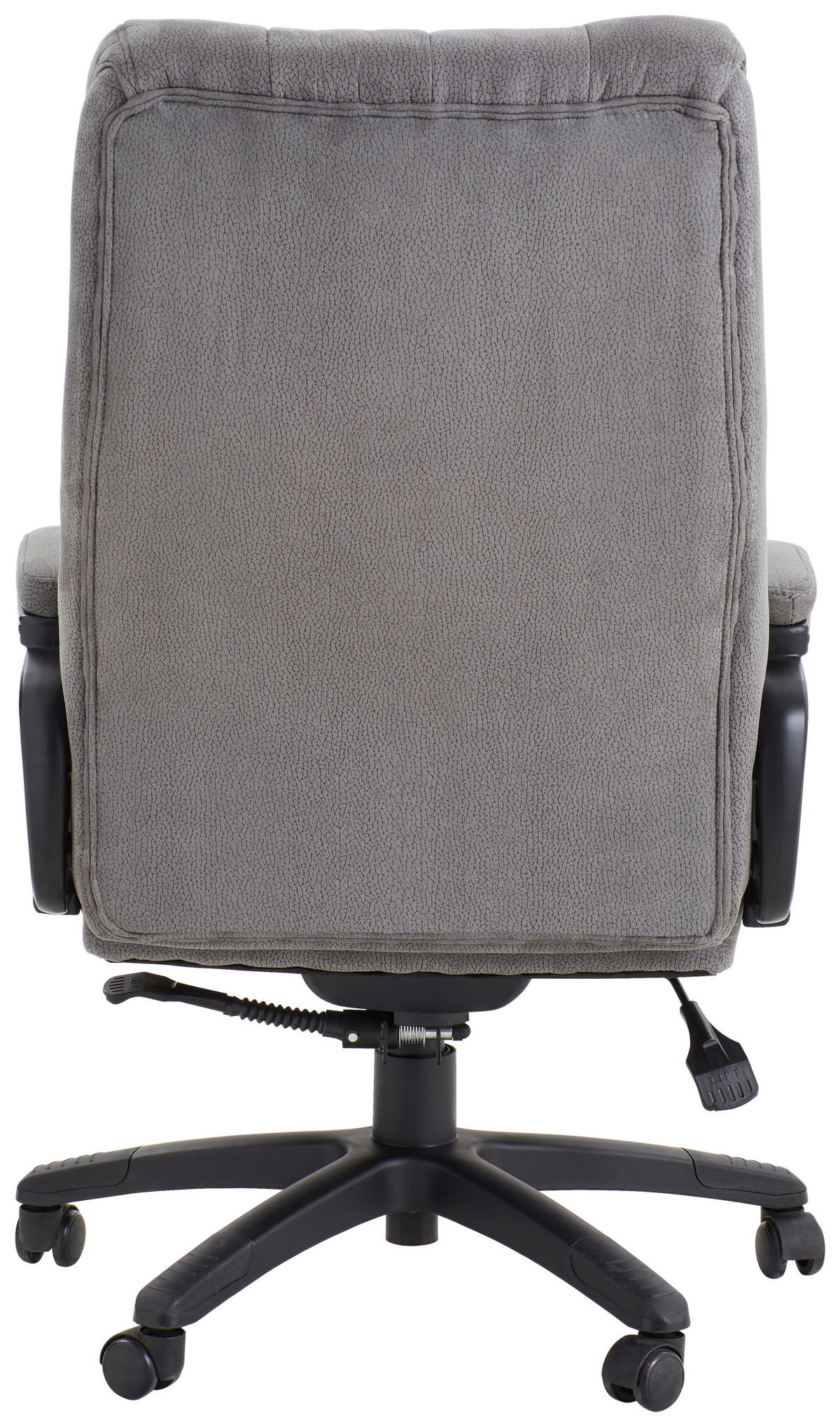 CHEFSESSEL Grau, Schwarz  - Schwarz/Grau, KONVENTIONELL, Kunststoff/Textil (68/113-121/68cm)