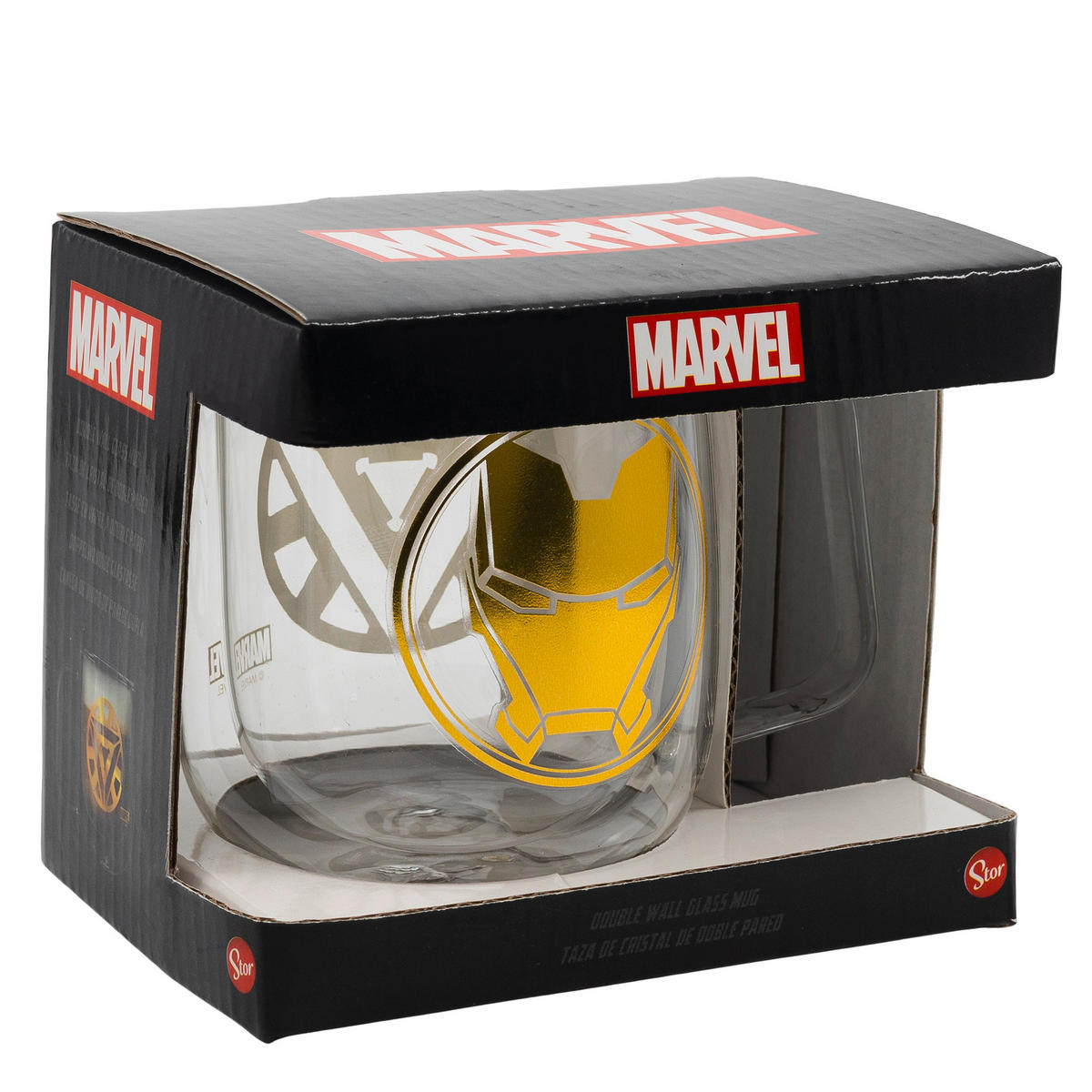 TEEGLAS Iron Man   - Klar/Transparent, Basics, Glas (290ml) - Marvel