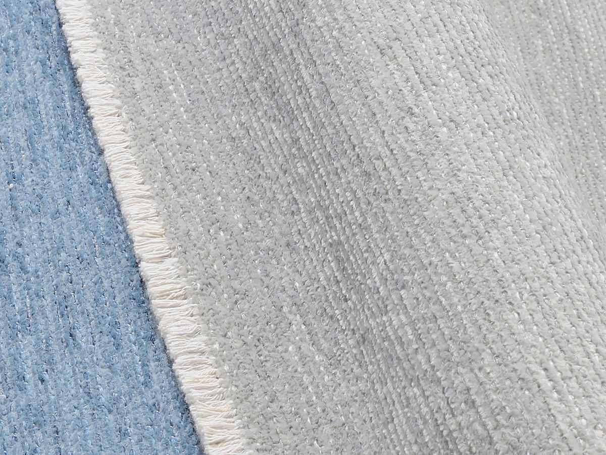 Chic: NOVEL Flachwebeteppich ( 65/130 cm Blau, Grau  - Blau/Grau, Design, Textil (65/130cm) - Novel
