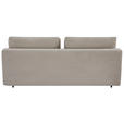 SCHLAFSOFA Cord Beige  - Beige/Schwarz, Design, Textil/Metall (191/92/99cm) - Carryhome