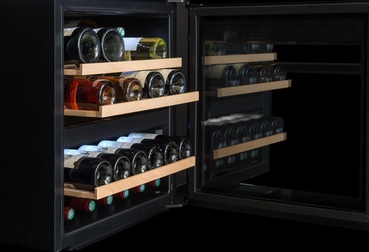 WEINKÜHLSCHRANK LSBI36BDZ  - Basics, Glas/Holz (59,0/59,5/56,3cm)
