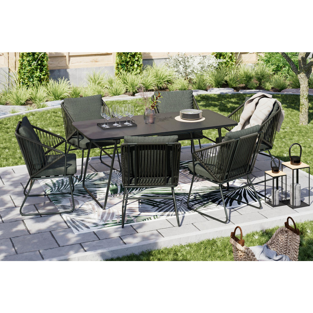 Ambia Garden ZAHRADNÍ SESTAVA kov, plast, sklo, textil