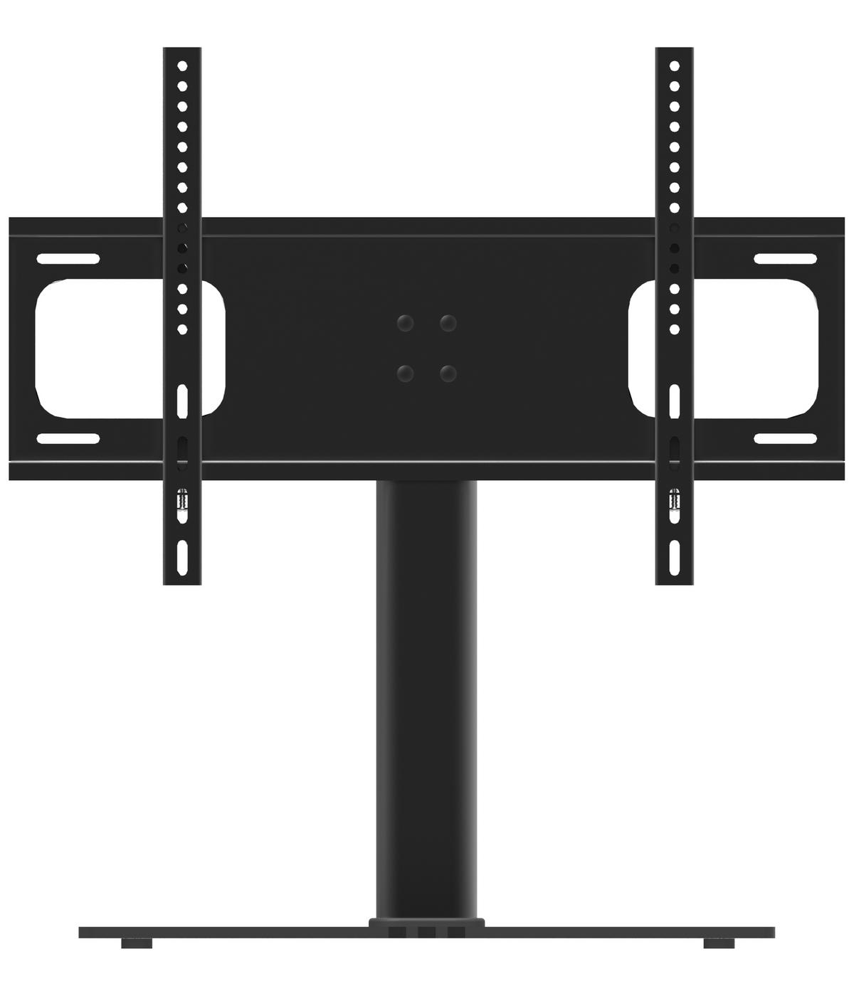 TV-RACK Metall, Glas Schwarz  - Schwarz, Basics, Glas/Metall (66/67,4/25cm) - MID.YOU